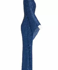 Mac Duggal Jumpsuits & Rompers Navy Sequined Jumpsuit | Sample | Sz. 4