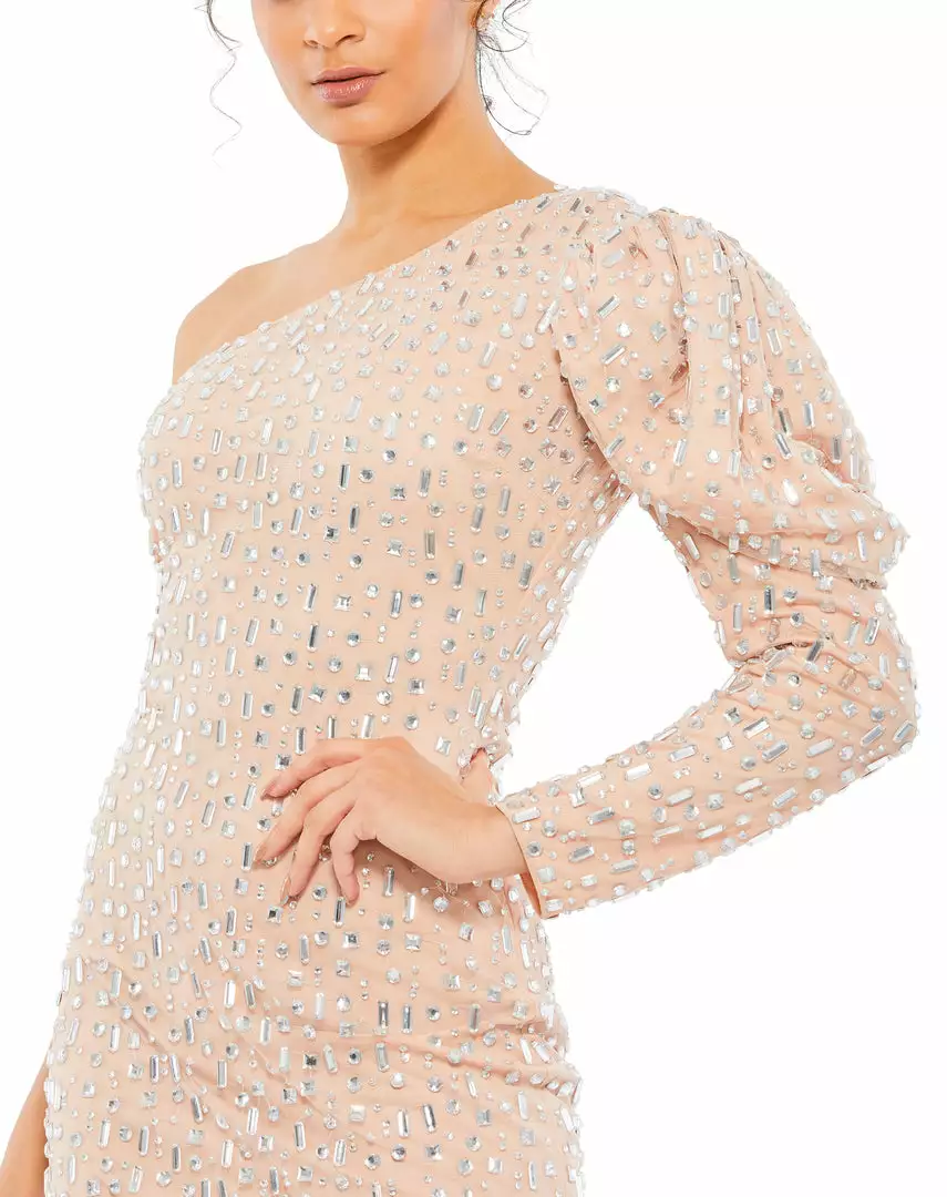 Ieena For Mac Duggal Shop For Bejeweled One-Shoulder Mini Dress 9 Ieena For Mac Duggal Shop For Bejeweled One-Shoulder Mini Dress