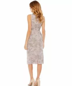 Mac Duggal Shop For Vintage Lilac Midi Dress