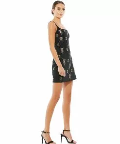 Mac Duggal Jewel Embellished Sleeveless Cocktail Dress 9 Mac Duggal Jewel Embellished Sleeveless Cocktail Dress