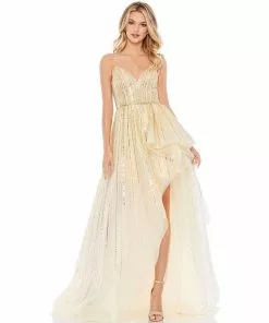 Mac Duggal Embellished Sweetheart Spaghetti Strap Gown Shop For