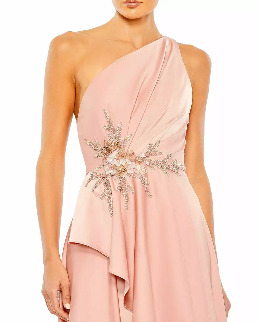 Mac Duggal Embellished One Shoulder Asymmetrical Gown Shop For 2 Mac Duggal Embellished One Shoulder Asymmetrical Gown Shop For
