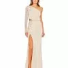 Mac Duggal Embellished One Sleeve Cut Out Gown Shop For