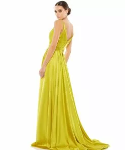 Mac Duggal Sleeveless Satin Gown Shop For