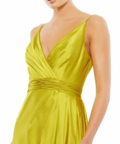Mac Duggal Sleeveless Satin Gown Shop For