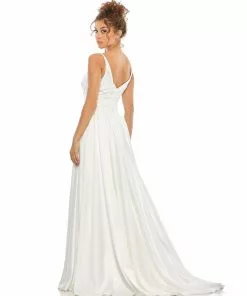 Mac Duggal Sleeveless Satin Gown Shop For