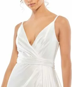 Mac Duggal Sleeveless Satin Gown Shop For