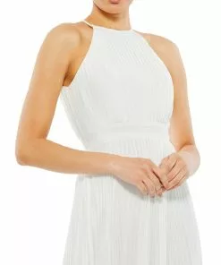 Ieena For Mac Duggal Shop For Pleated Halter Neck Flowy Gown 8 Ieena For Mac Duggal Shop For Pleated Halter Neck Flowy Gown