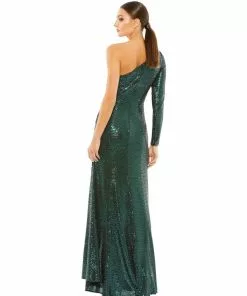 Mac Duggal Sparkling Single Sleeve Gown Shop For