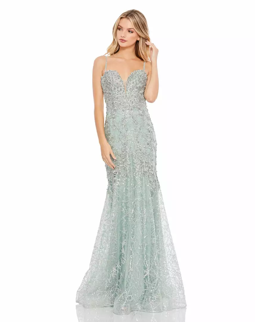 Mac Duggal Embellished Sleeveless Plunge Neck Trumpet Gown Shop For 1 Mac Duggal Embellished Sleeveless Plunge Neck Trumpet Gown Shop For