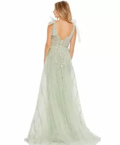 Mac Duggal Embellished Soft Tie Sleeveless V Neck Gown Shop For 10 Mac Duggal Embellished Soft Tie Sleeveless V Neck Gown Shop For