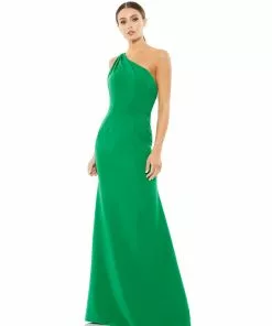 Ieena For Mac Duggal One Shoulder Jersey Mermaid Gown Shop For 29 Ieena For Mac Duggal One Shoulder Jersey Mermaid Gown Shop For