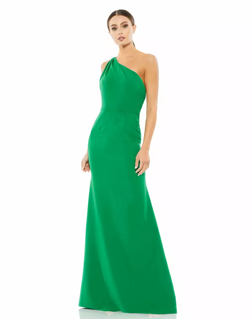Ieena For Mac Duggal One Shoulder Jersey Mermaid Gown Shop For 8 Ieena For Mac Duggal One Shoulder Jersey Mermaid Gown Shop For