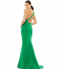 Ieena For Mac Duggal One Shoulder Jersey Mermaid Gown Shop For 30 Ieena For Mac Duggal One Shoulder Jersey Mermaid Gown Shop For