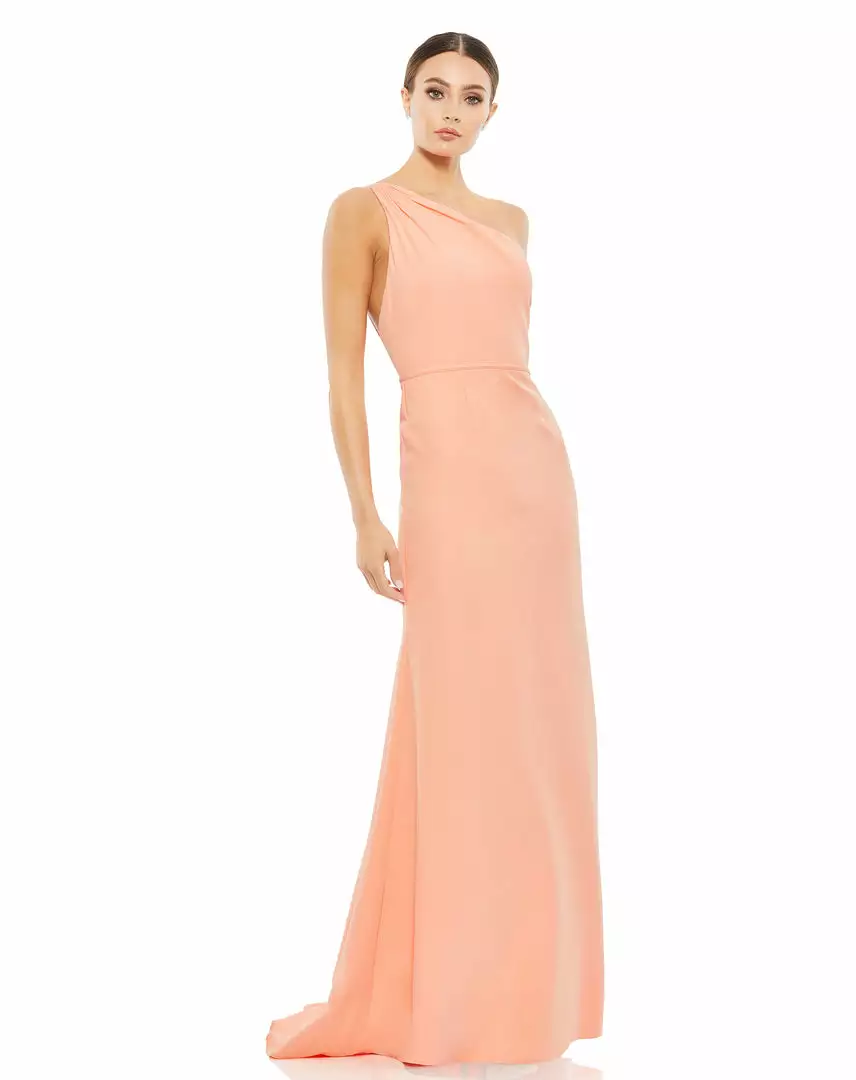 Ieena For Mac Duggal One Shoulder Jersey Mermaid Gown Shop For 14 Ieena For Mac Duggal One Shoulder Jersey Mermaid Gown Shop For