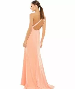 Ieena For Mac Duggal One Shoulder Jersey Mermaid Gown Shop For 36 Ieena For Mac Duggal One Shoulder Jersey Mermaid Gown Shop For