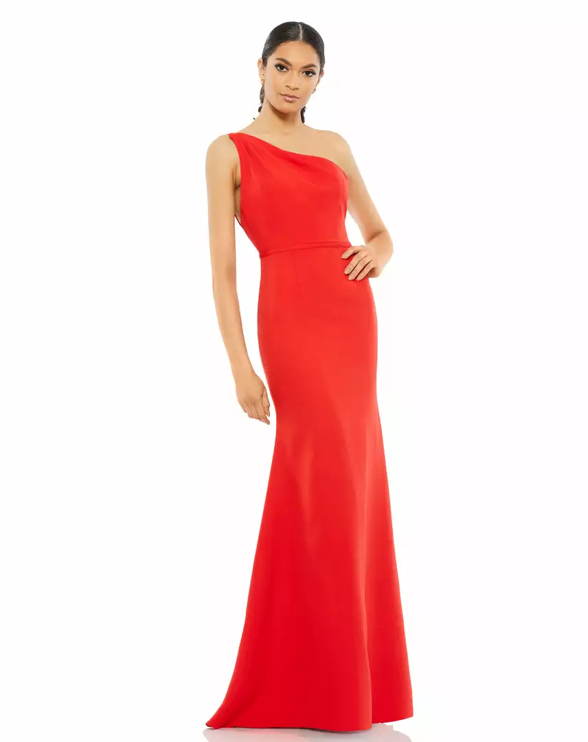 Ieena For Mac Duggal One Shoulder Jersey Mermaid Gown Shop For 20 Ieena For Mac Duggal One Shoulder Jersey Mermaid Gown Shop For