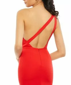 Ieena For Mac Duggal One Shoulder Jersey Mermaid Gown Shop For 42 Ieena For Mac Duggal One Shoulder Jersey Mermaid Gown Shop For