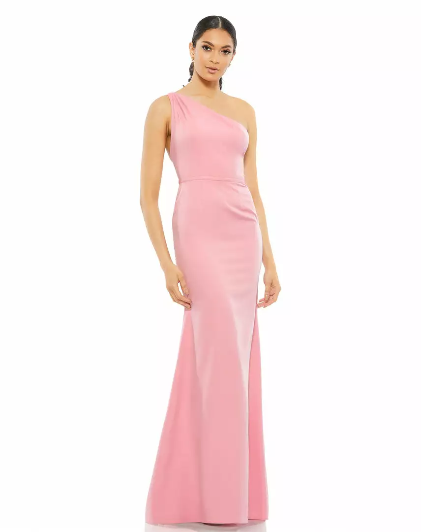 Ieena For Mac Duggal One Shoulder Jersey Mermaid Gown Shop For 11 Ieena For Mac Duggal One Shoulder Jersey Mermaid Gown Shop For