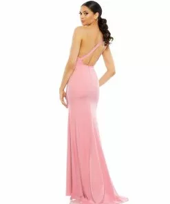 Ieena For Mac Duggal One Shoulder Jersey Mermaid Gown Shop For 33 Ieena For Mac Duggal One Shoulder Jersey Mermaid Gown Shop For