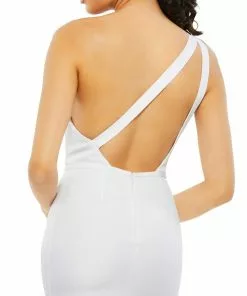 Ieena For Mac Duggal One Shoulder Jersey Mermaid Gown Shop For 27 Ieena For Mac Duggal One Shoulder Jersey Mermaid Gown Shop For