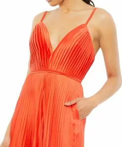 Ieena For Mac Duggal Jumpsuits & Rompers Pleated Wide Leg Jumpsuit