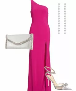 Ieena For Mac Duggal Shop For Draped Back Stretch Jersey Gown