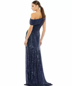 Ieena For Mac Duggal Shop For One-Shoulder Ruched Sequined Gown 15 Ieena For Mac Duggal Shop For One-Shoulder Ruched Sequined Gown