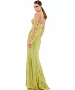 Ieena For Mac Duggal Shop For Empire Waist Spaghetti Strap Gown