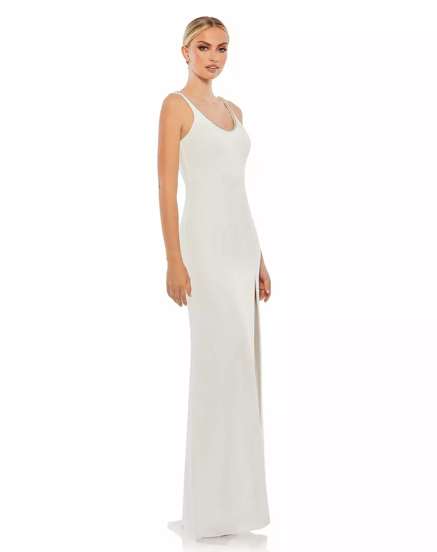 Ieena For Mac Duggal Shop For Sleeveless Crystal Scoop Neckline Column Gown 6 Ieena For Mac Duggal Shop For Sleeveless Crystal Scoop Neckline Column Gown