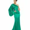 Ieena For Mac Duggal Shop For Satin Puff Sleeve Gown