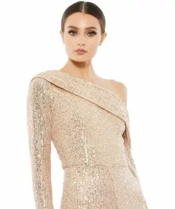 Ieena For Mac Duggal Shop For Sequined Drop Shoulder Long Sleeve Jumpsuit 5 Ieena For Mac Duggal Shop For Sequined Drop Shoulder Long Sleeve Jumpsuit