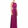 Ieena For Mac Duggal Shop For Pleated Sleeveless Bateau Gown