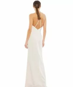 Ieena For Mac Duggal Bow Halter Criss-Cross Column Gown Shop For 14 Ieena For Mac Duggal Bow Halter Criss-Cross Column Gown Shop For