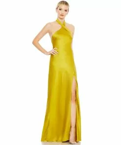 Ieena For Mac Duggal Shop For Asymmetrical Crisscross Halter Gown 9 Ieena For Mac Duggal Shop For Asymmetrical Crisscross Halter Gown