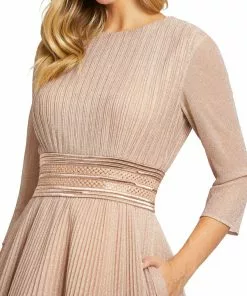 Ieena For Mac Duggal Shop For Shimmering Pleated A-Line 3/4 Sleeve Gown 15 Ieena For Mac Duggal Shop For Shimmering Pleated A-Line 3/4 Sleeve Gown