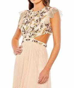 Mac Duggal Shop For Embroidered Bodice Cap Sleeve Ruffle Tiered Gown 8 Mac Duggal Shop For Embroidered Bodice Cap Sleeve Ruffle Tiered Gown