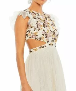 Mac Duggal Shop For Embroidered Bodice Cap Sleeve Ruffle Tiered Gown 11 Mac Duggal Shop For Embroidered Bodice Cap Sleeve Ruffle Tiered Gown