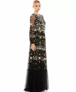 Mac Duggal Shop For Embroidered Blouson Sleeve Gown 10 Mac Duggal Shop For Embroidered Blouson Sleeve Gown