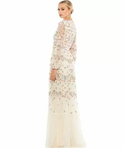 Mac Duggal Shop For Embroidered Blouson Sleeve Gown 13 Mac Duggal Shop For Embroidered Blouson Sleeve Gown