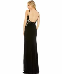 Mac Duggal Shop For Multi Color Beaded Floral Cami Gown 12 Mac Duggal Shop For Multi Color Beaded Floral Cami Gown