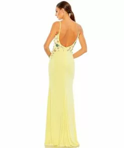 Mac Duggal Shop For Multi Color Beaded Floral Cami Gown 15 Mac Duggal Shop For Multi Color Beaded Floral Cami Gown