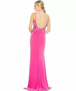 Mac Duggal Shop For Multi Color Beaded Floral Cami Gown 18 Mac Duggal Shop For Multi Color Beaded Floral Cami Gown