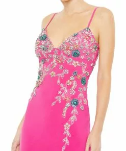 Mac Duggal Shop For Multi Color Beaded Floral Cami Gown 19 Mac Duggal Shop For Multi Color Beaded Floral Cami Gown