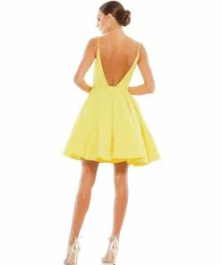 Ieena For Mac Duggal Shop For Low Back A-Line Party Dress