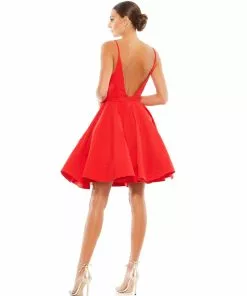 Ieena For Mac Duggal Shop For Low Back A-Line Party Dress