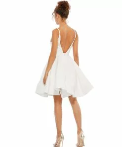 Ieena For Mac Duggal Shop For Low Back A-Line Party Dress