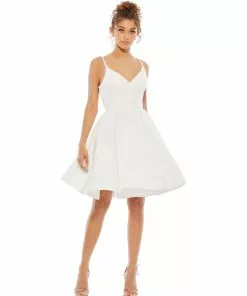 Ieena For Mac Duggal Shop For Low Back A-Line Party Dress