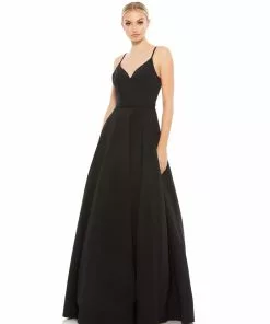 Ieena For Mac Duggal Classic A-Line V-Neck Ballgown Shop For 20 Ieena For Mac Duggal Classic A-Line V-Neck Ballgown Shop For