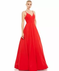 Ieena For Mac Duggal Classic A-Line V-Neck Ballgown Shop For 29 Ieena For Mac Duggal Classic A-Line V-Neck Ballgown Shop For